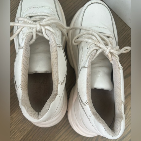 Jeffrey Campbell Most Def Wedge Sneaker White Platform Sneakers Women’s size 8 - Picture 7 of 9